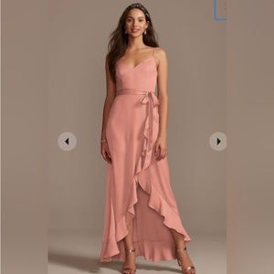 David’s bridal crepe dress size 16